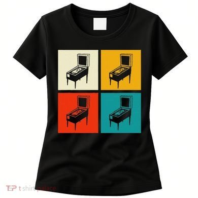 Pinball Machine Pinball Player Retro Women's T-Shirt