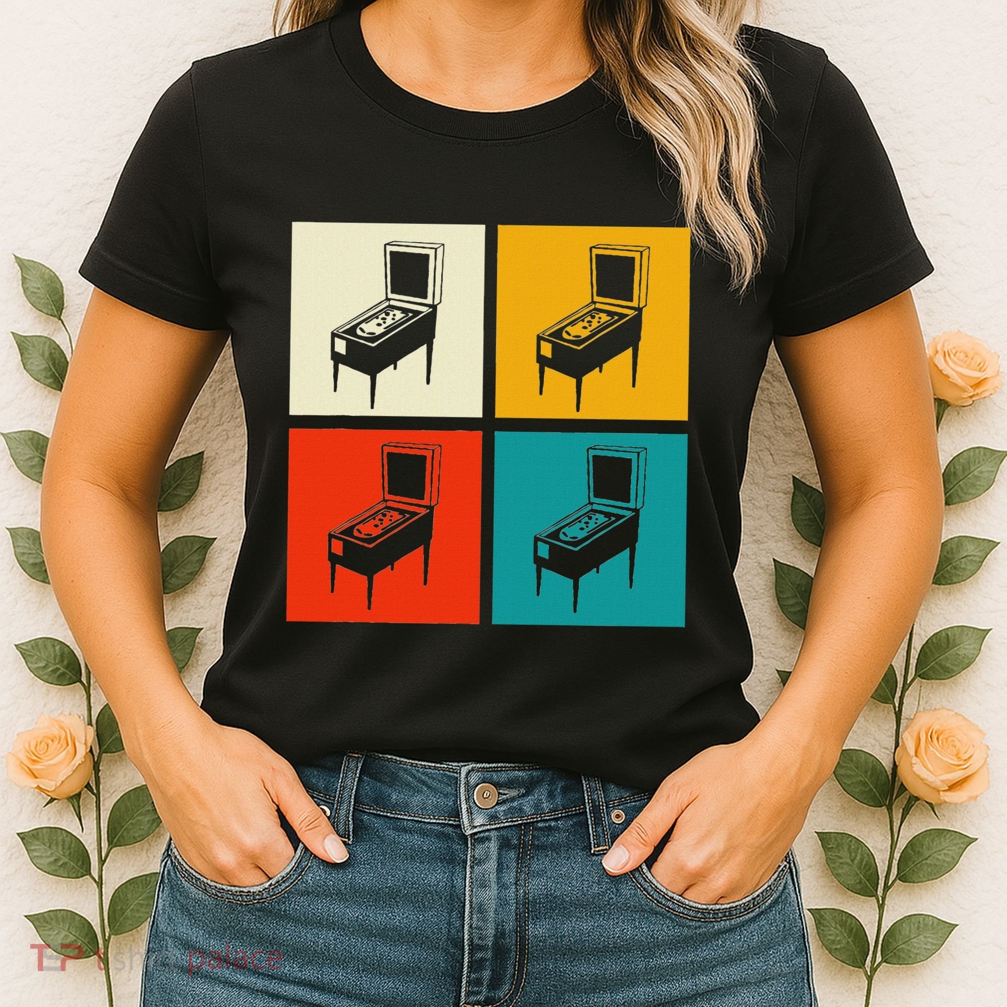 Pinball Machine Pinball Player Retro Women's T-Shirt