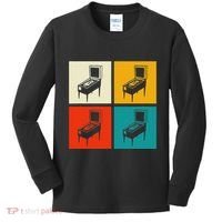 Pinball Machine Pinball Player Retro Kids Long Sleeve Shirt thumb 0