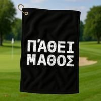 Pathei Mathos Golf Towel thumb 1