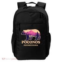 Poconos Mountains Pennsylvania Pa Bear Hiking Souvenirs Backpack thumb 0