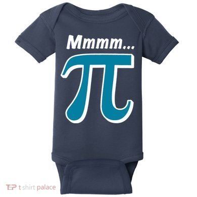 Pi Mmmm Baby Bodysuit