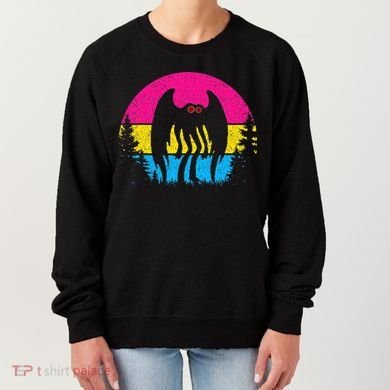 Pan Mothman Pansexual Pride Point Pleasant Cryptid Women's Sweatshirt