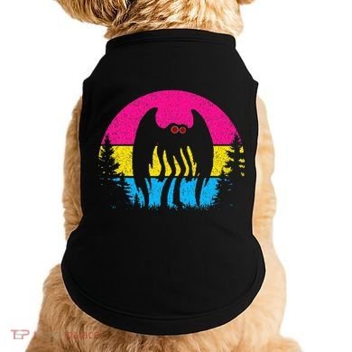 Pan Mothman Pansexual Pride Point Pleasant Cryptid Doggie Tank