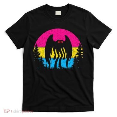 Pan Mothman Pansexual Pride Point Pleasant Cryptid T-Shirt
