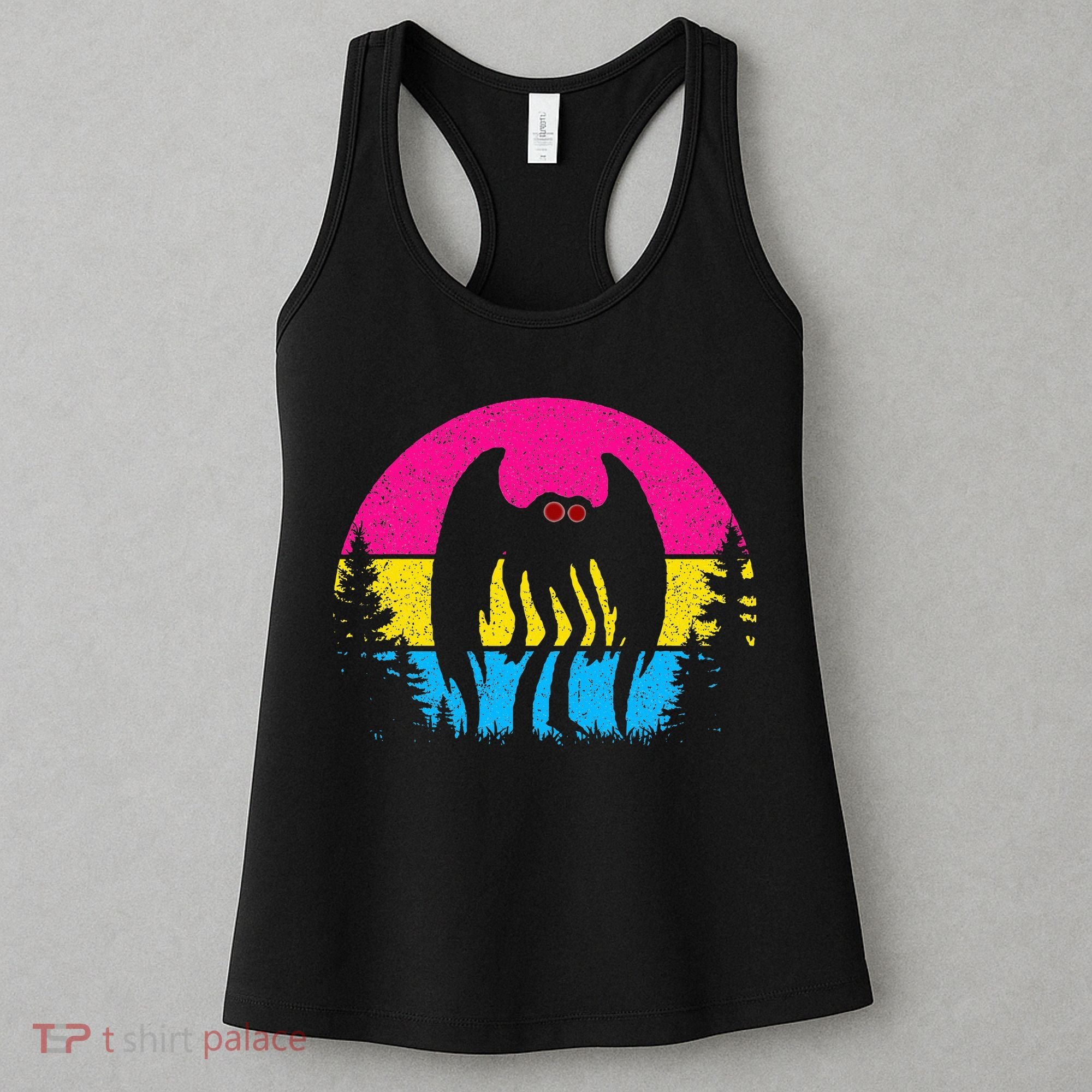 Pan Mothman Pansexual Pride Point Pleasant Cryptid Women's Tank Top