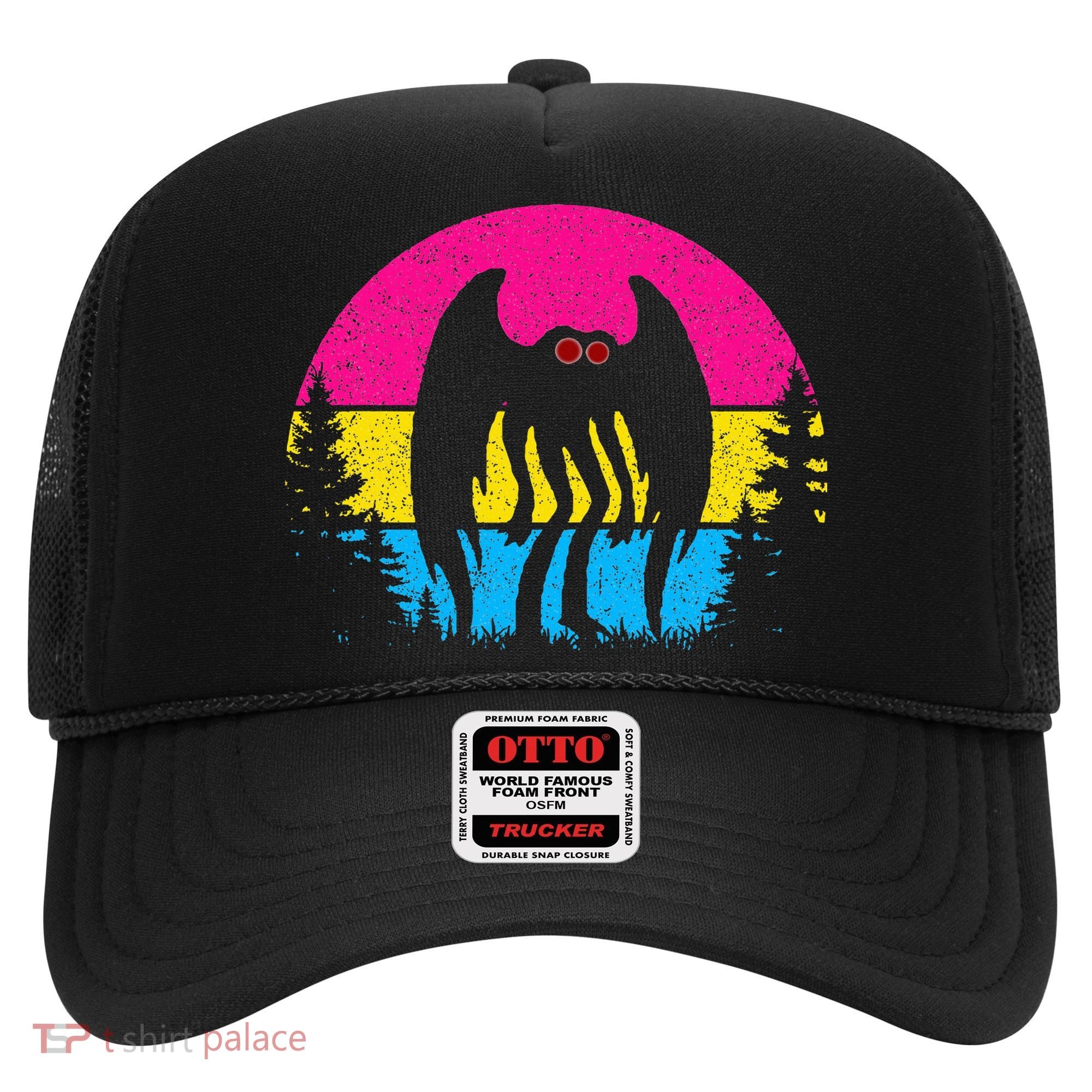 Pan Mothman Pansexual Pride Point Pleasant Cryptid Hat
