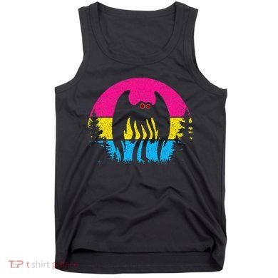 Pan Mothman Pansexual Pride Point Pleasant Cryptid Tank Top
