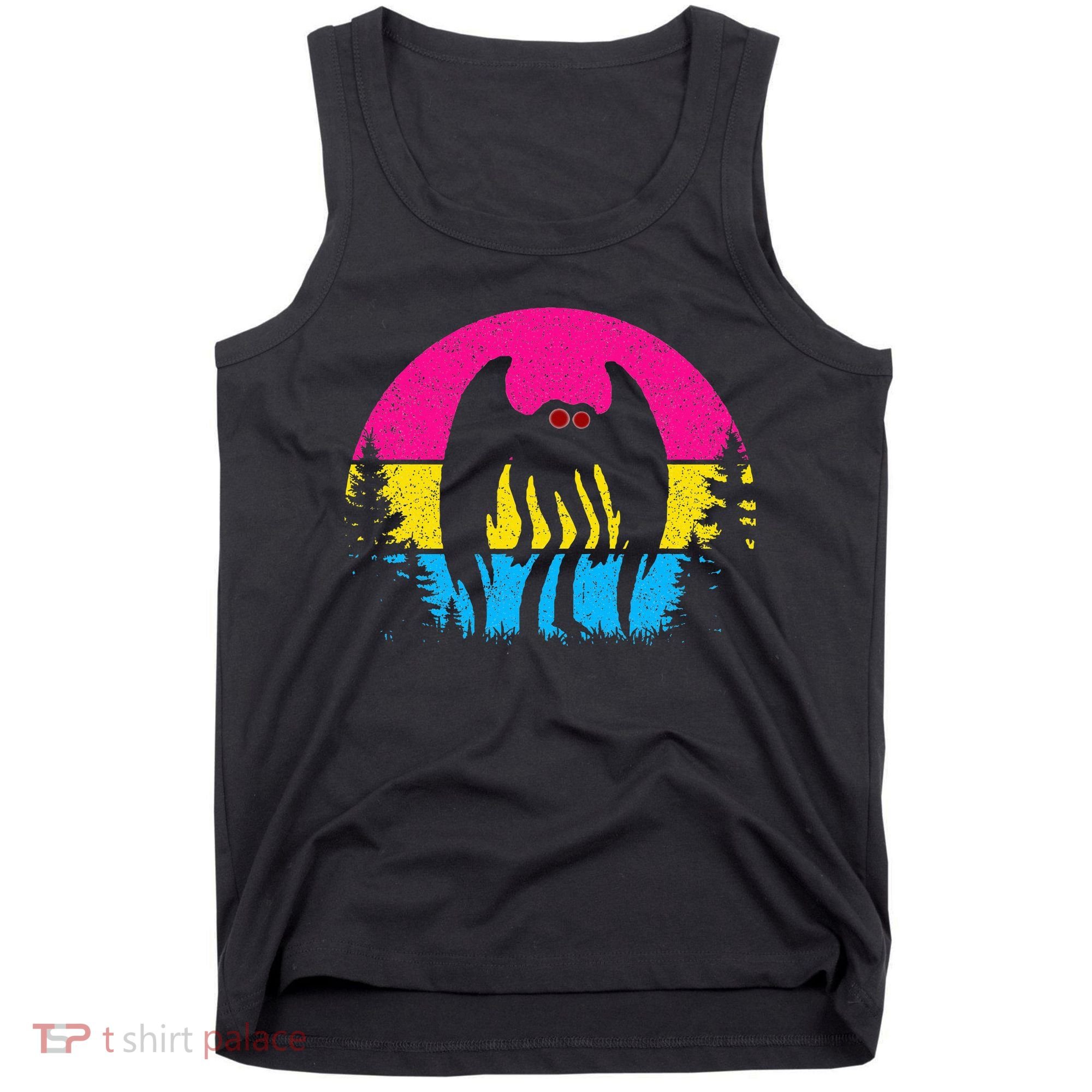 Pan Mothman Pansexual Pride Point Pleasant Cryptid Tank Top