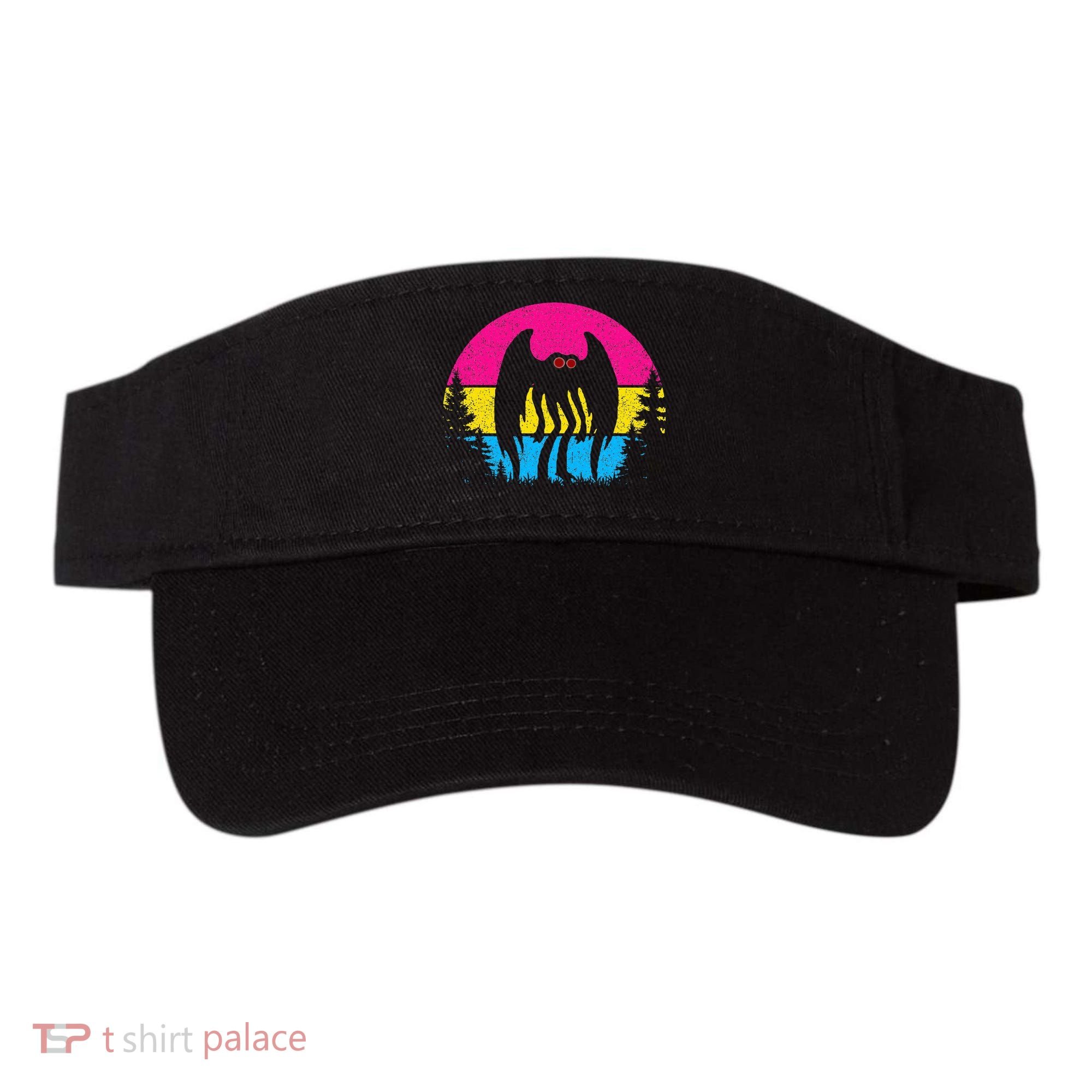 Pan Mothman Pansexual Pride Point Pleasant Cryptid Visor