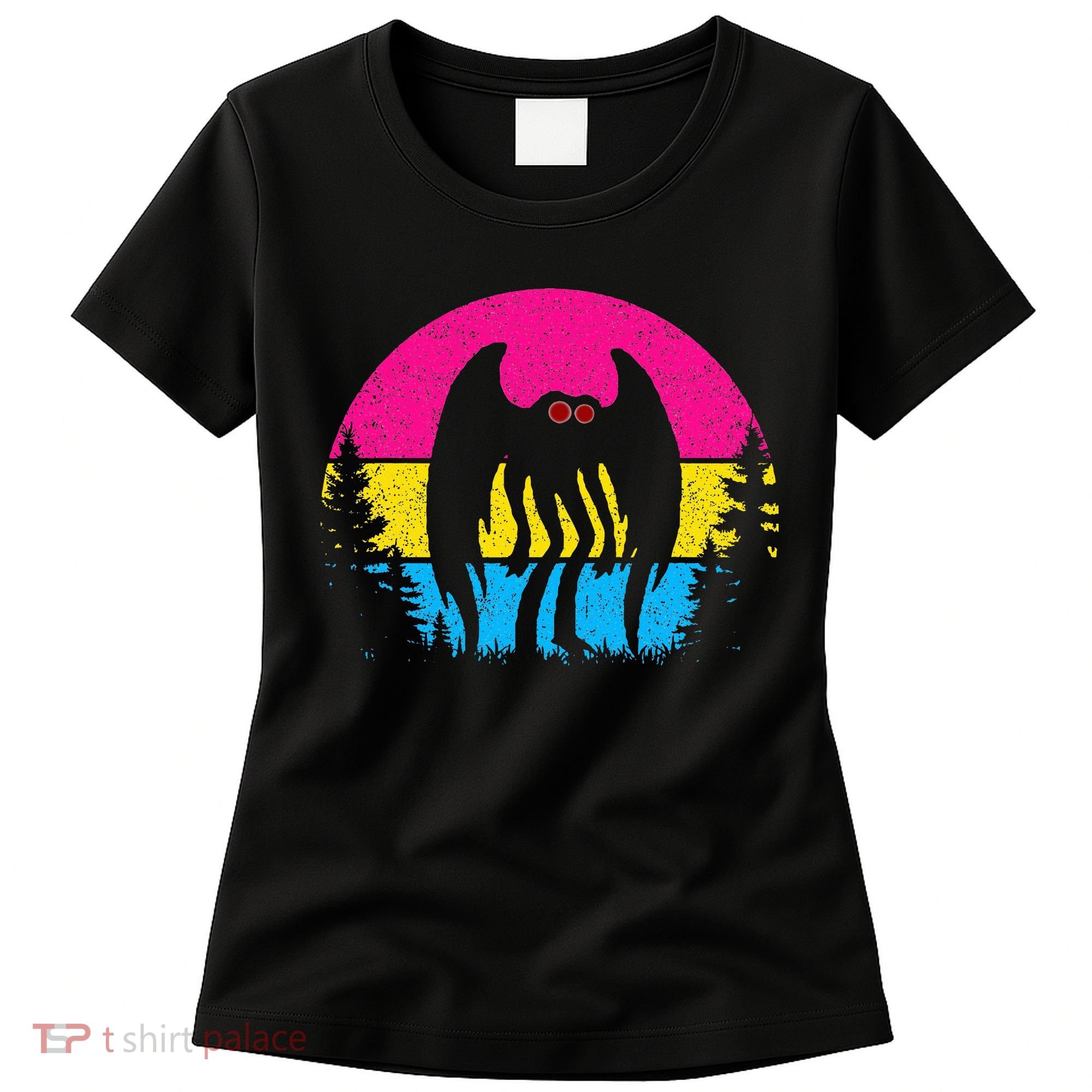 Pan Mothman Pansexual Pride Point Pleasant Cryptid Women's T-Shirt