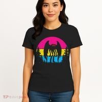 Pan Mothman Pansexual Pride Point Pleasant Cryptid Women's T-Shirt thumb 4