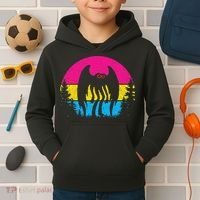 Pan Mothman Pansexual Pride Point Pleasant Cryptid Kids Hoodie thumb 2