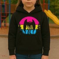 Pan Mothman Pansexual Pride Point Pleasant Cryptid Kids Hoodie thumb 3