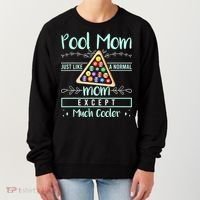 Pool Mom Pool Billiards Mother's Day Pool Player Women's Sweatshirt thumb 0
