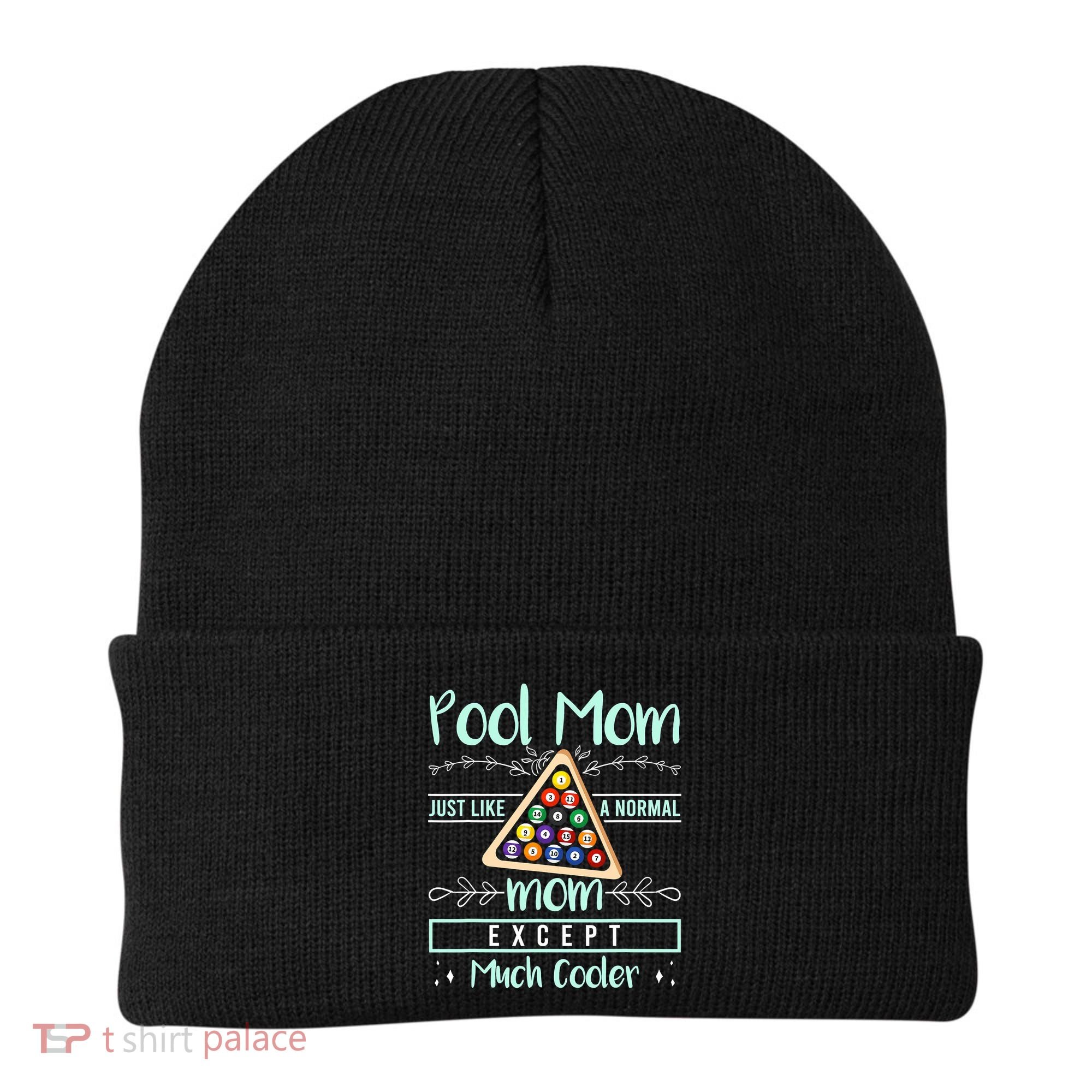 Pool Mom Pool Billiards Mother's Day Pool Player Beanie