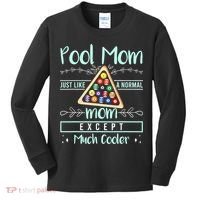 Pool Mom Pool Billiards Mother's Day Pool Player Kids Long Sleeve Shirt thumb 0