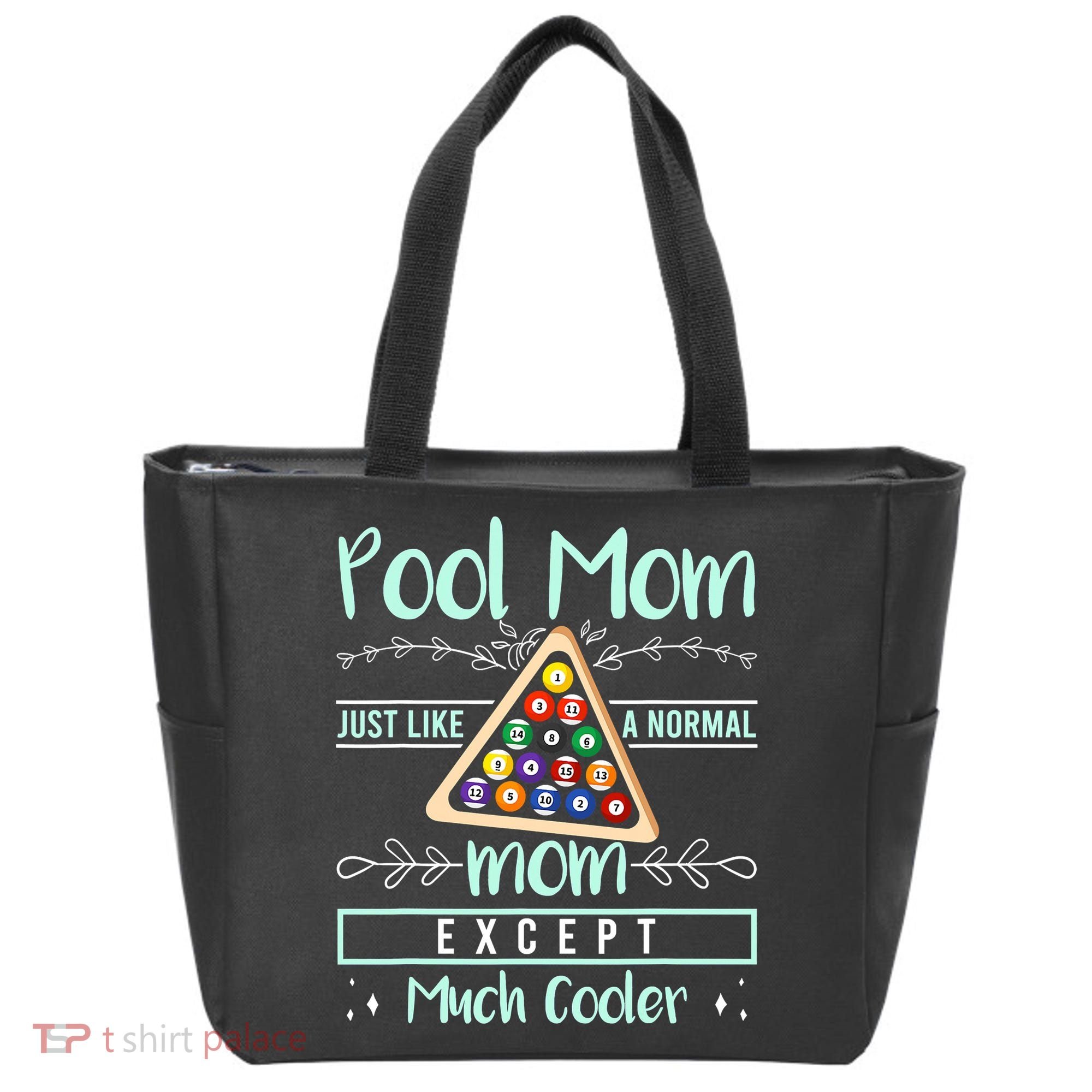 Pool Mom Pool Billiards Mother's Day Pool Player Tote Bag