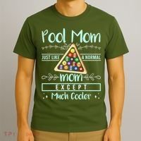Pool Mom Pool Billiards Mother's Day Pool Player T-Shirt thumb 3