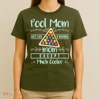 Pool Mom Pool Billiards Mother's Day Pool Player T-Shirt thumb 4