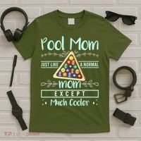 Pool Mom Pool Billiards Mother's Day Pool Player T-Shirt thumb 5