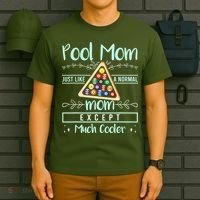 Pool Mom Pool Billiards Mother's Day Pool Player T-Shirt thumb 6