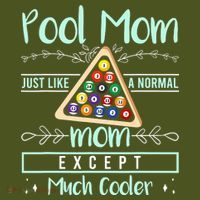 Pool Mom Pool Billiards Mother's Day Pool Player Backpack thumb 2
