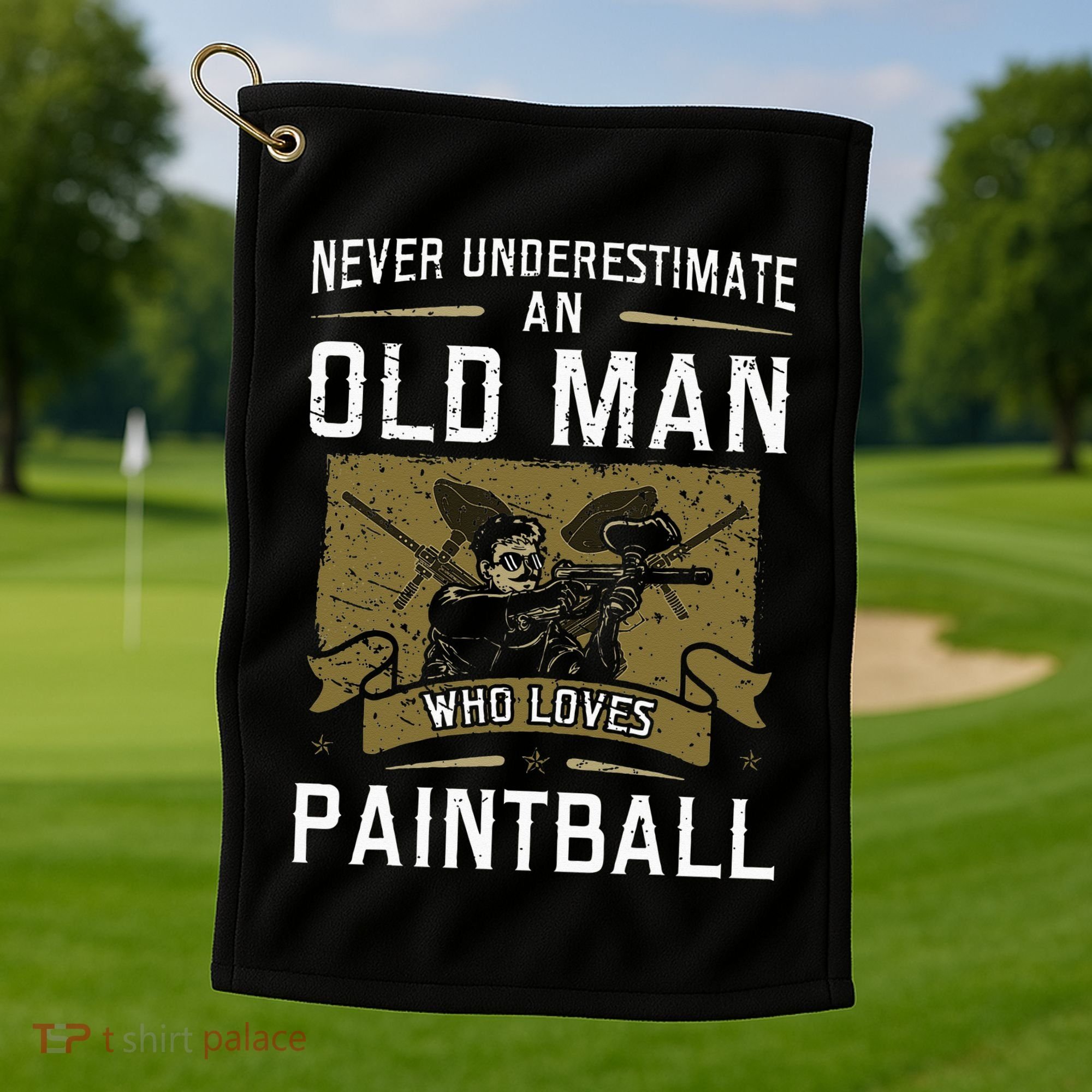 Paintball Master Paintballing Tactical Sports Paintballers Golf Towel