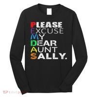 Pemdas Math Please Excuse My Dear Aunt Sally Long Sleeve Shirt thumb 0