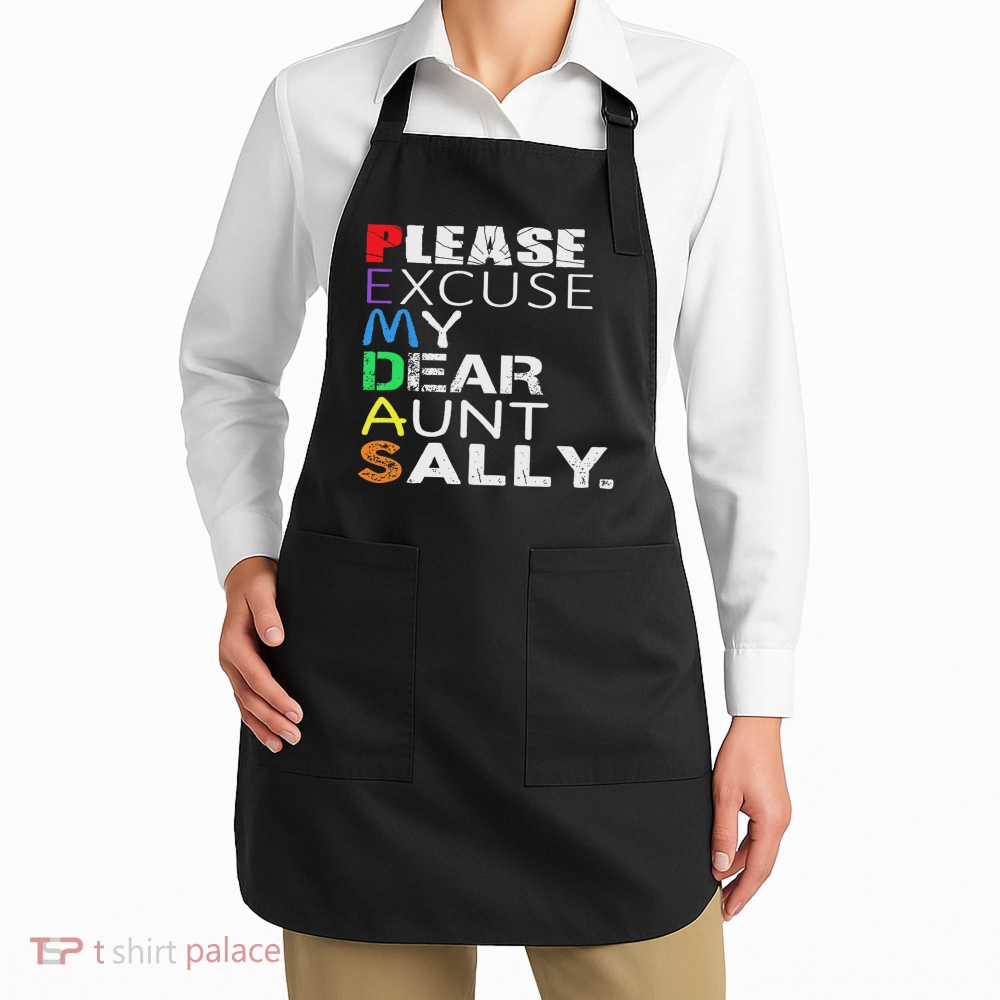 Pemdas Math Please Excuse My Dear Aunt Sally Apron