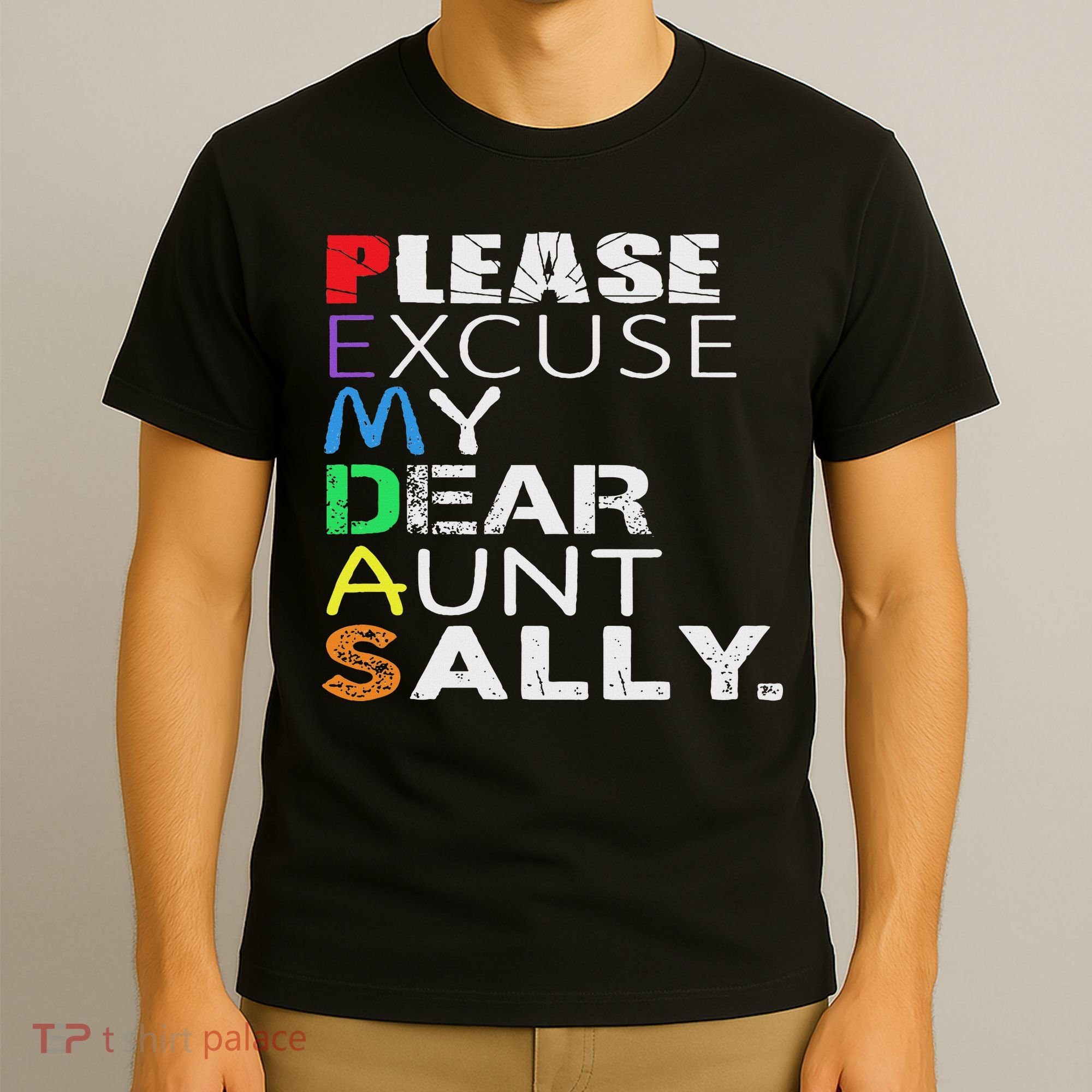 Pemdas Math Please Excuse My Dear Aunt Sally T-Shirt
