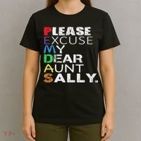 Pemdas Math Please Excuse My Dear Aunt Sally T-Shirt thumb 4