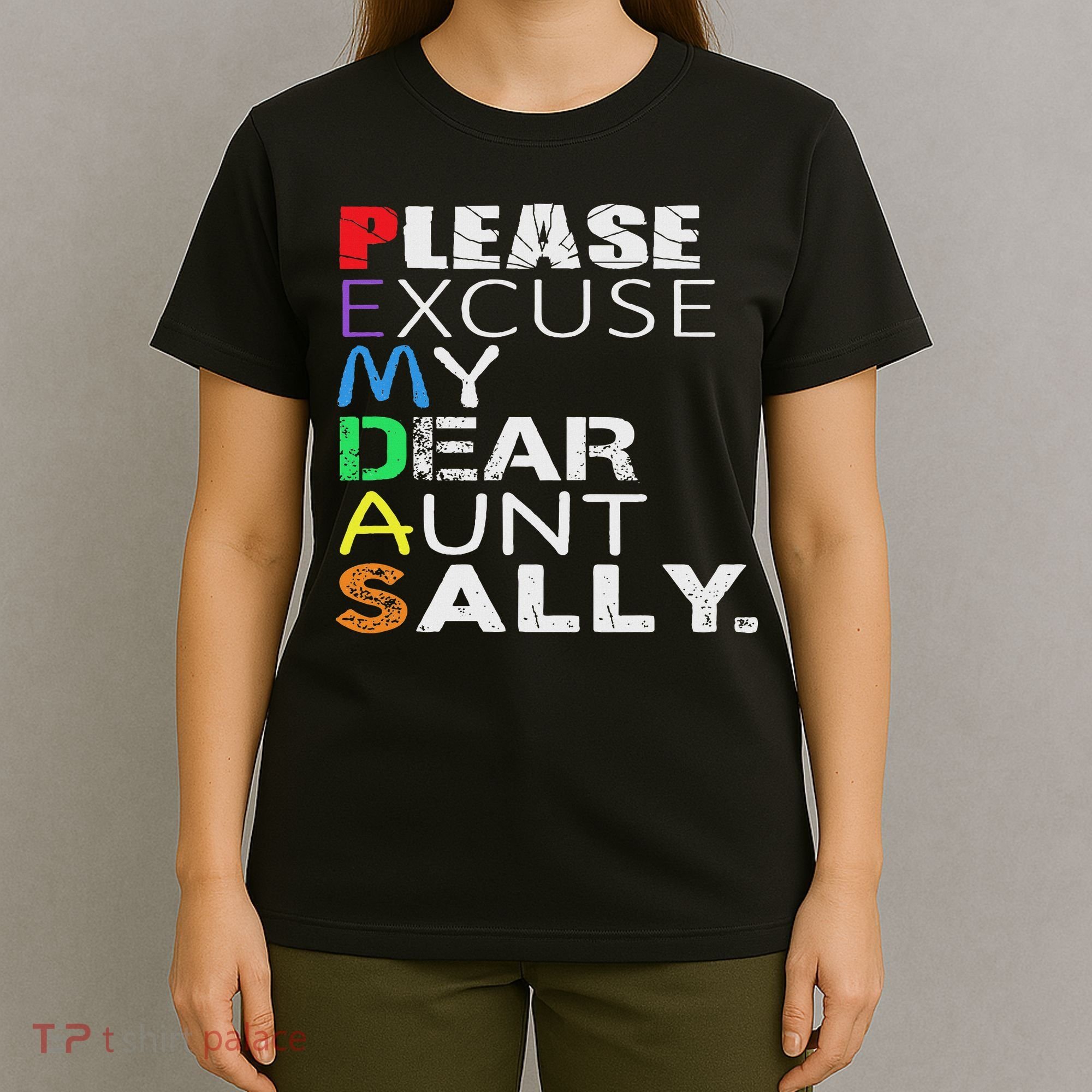 Pemdas Math Please Excuse My Dear Aunt Sally T-Shirt