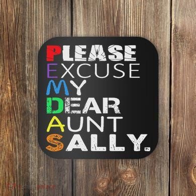 Pemdas Math Please Excuse My Dear Aunt Sally Coaster