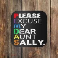 Pemdas Math Please Excuse My Dear Aunt Sally Coaster thumb 0