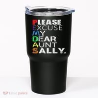 Pemdas Math Please Excuse My Dear Aunt Sally Tumbler thumb 0