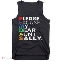 Pemdas Math Please Excuse My Dear Aunt Sally Tank Top thumb 0