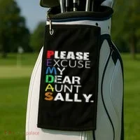 Pemdas Math Please Excuse My Dear Aunt Sally Golf Towel thumb 2