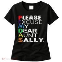 Pemdas Math Please Excuse My Dear Aunt Sally Women's T-Shirt thumb 0