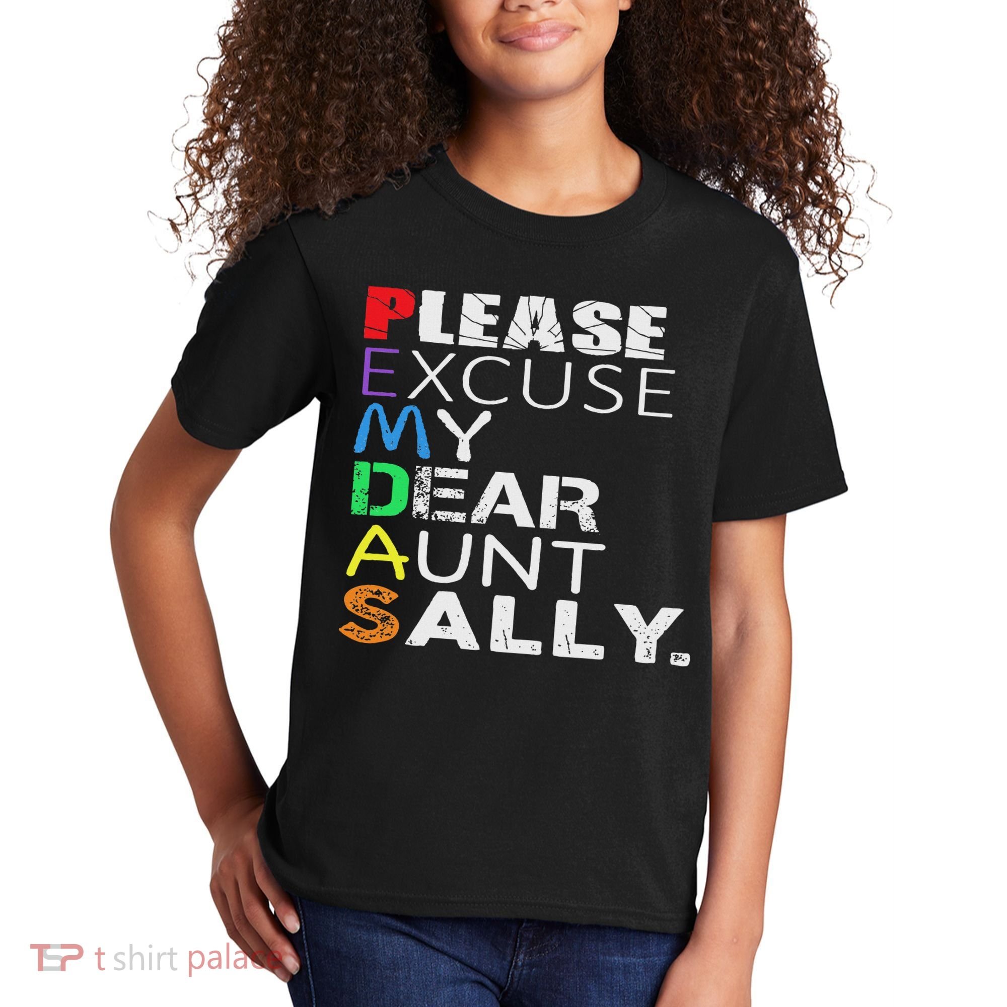 Pemdas Math Please Excuse My Dear Aunt Sally Kids T-Shirt