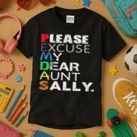 Pemdas Math Please Excuse My Dear Aunt Sally Kids T-Shirt thumb 3