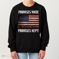 Promises Made Promises Kept 2025 Trump Women's Sweatshirt thumb 0