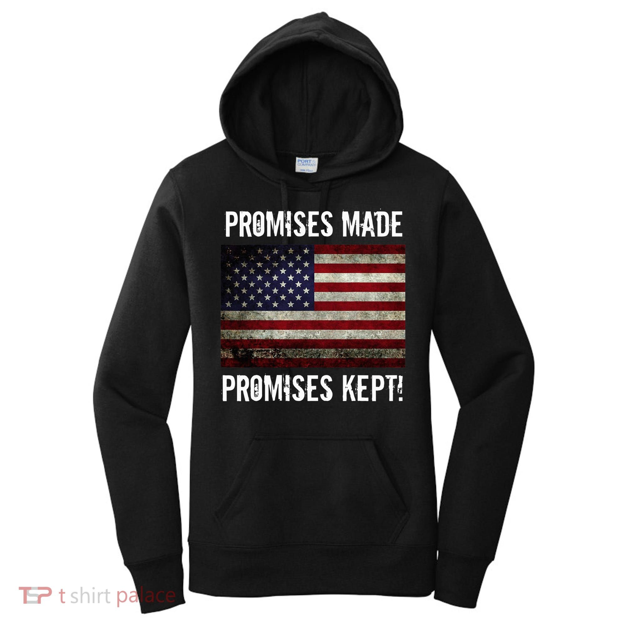 Promises Made Promises Kept 2025 Trump Women's Hoodie