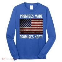 Promises Made Promises Kept 2025 Trump Long Sleeve Shirt thumb 0
