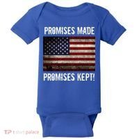 Promises Made Promises Kept 2025 Trump Baby Bodysuit thumb 0