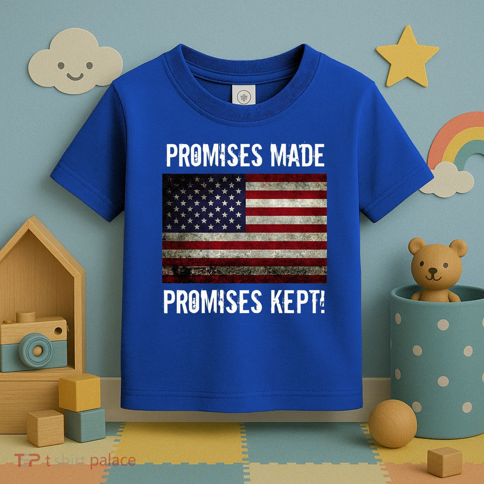 Promises Made Promises Kept 2025 Trump Toddler T-Shirt