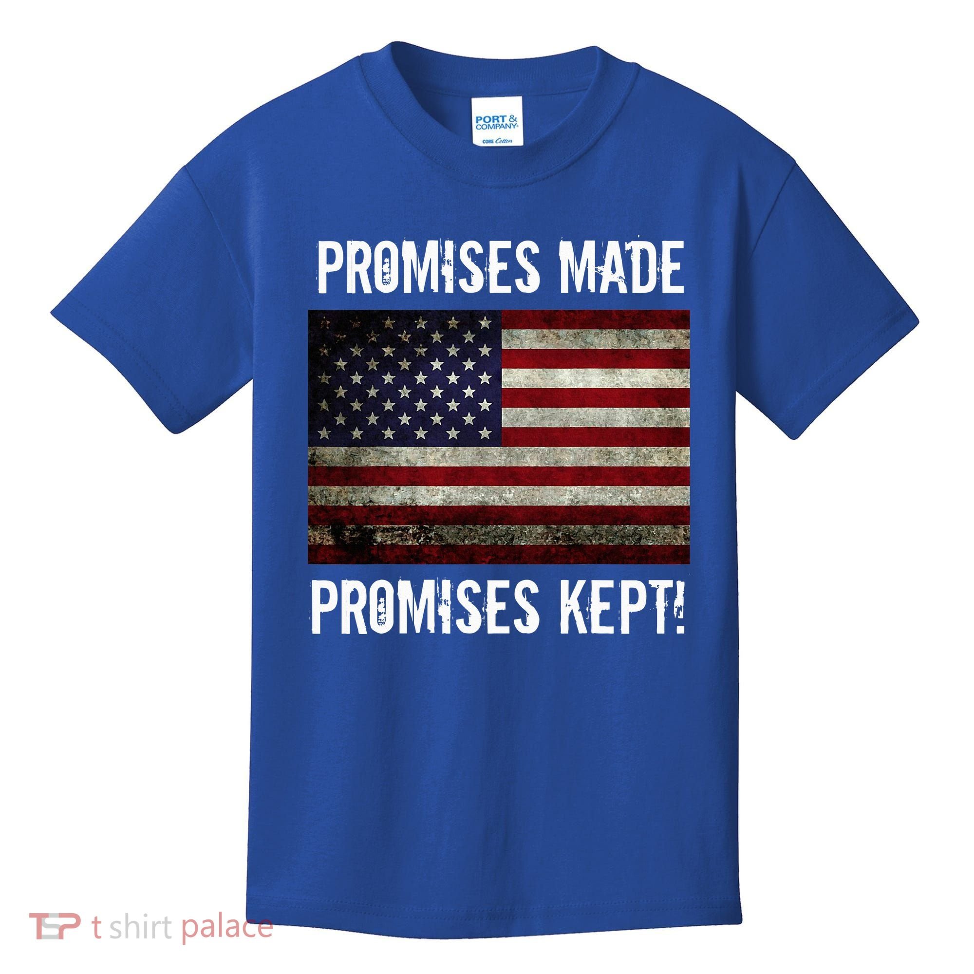 Promises Made Promises Kept 2025 Trump Kids T-Shirt