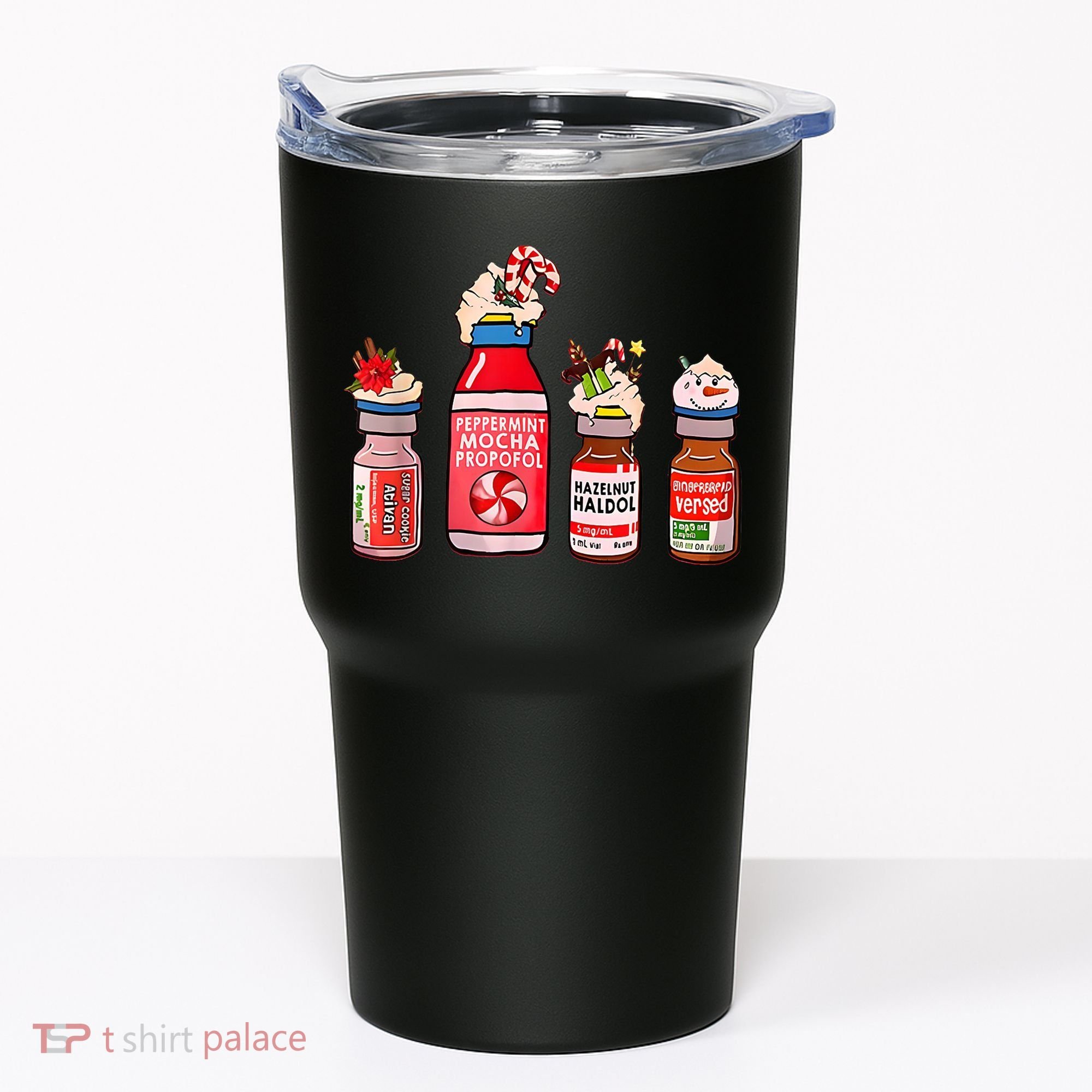 Peppermint Mocha Propofol Nurse Rn Christmas Tumbler