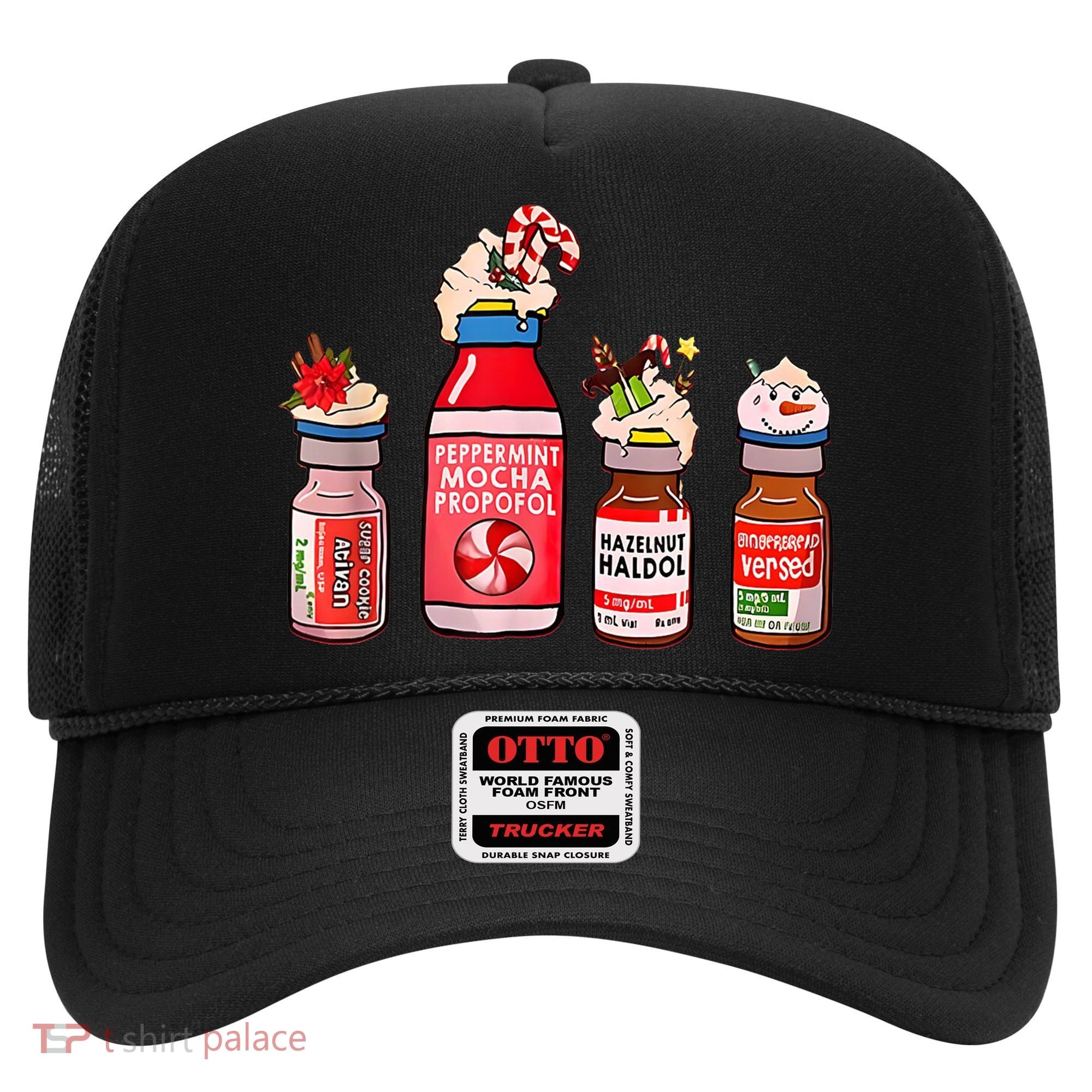 Peppermint Mocha Propofol Nurse Rn Christmas Hat