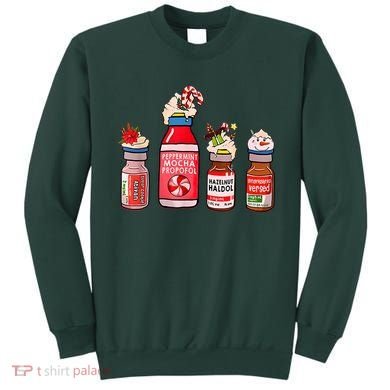 Peppermint Mocha Propofol Nurse Rn Christmas Sweatshirt